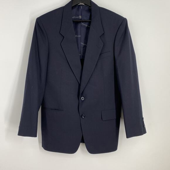 Pierre Balmain Blazer Men’s Size 49 Navy Pockets Preppy Formal Quiet Luxury - Picture 1 of 12